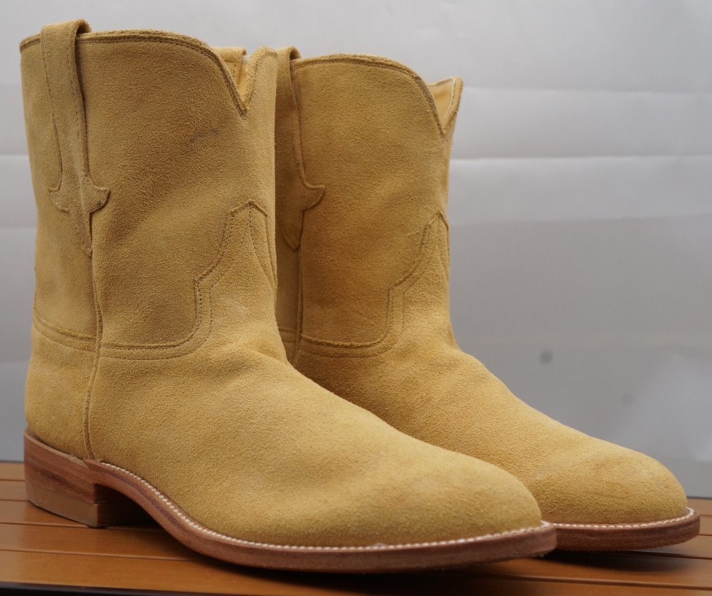 Hey Gang brand. The Ranch Roper Boots Suede / Leather Boots Size 11 $625 MSRP
